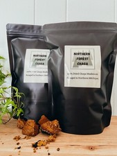 Pure birch Chaga Mushroom small ready to use chunks, harvested in remote areas