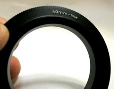 49mm Macro Reverse Lens Adapter Ring For Nikon F ai D3500 D7200 cameras Close-up