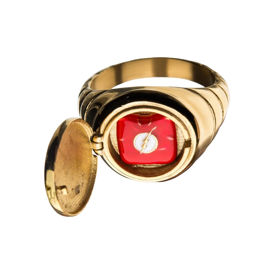 THE FLASH RING DC COMICS CON LICENCIA OFICIAL ACERO INOXIDABLE EXCLUSIVO DE NYCC 2019 Foto 4 de 4