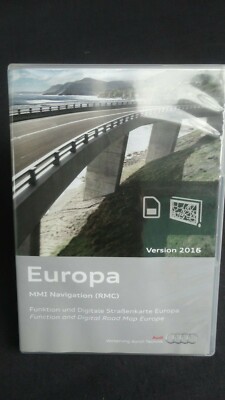 AUDI A1 & Q3 SD CARD NAVIGATION FUNCTION AND DATA 8X0060883J EUROPE VERSION 2016