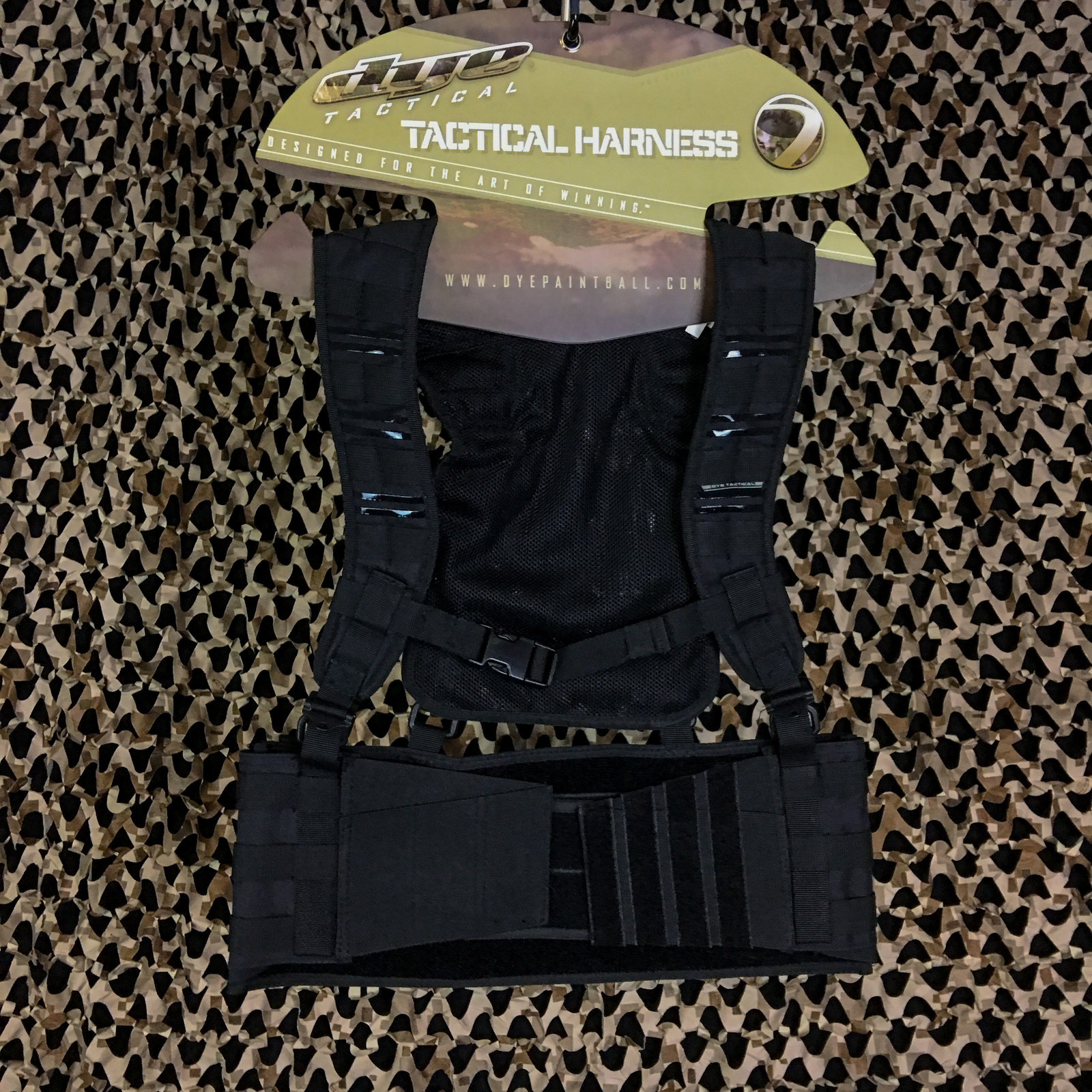 NEW Dye Tactical Assault Molle Paintball Vest Harness Pod Pa