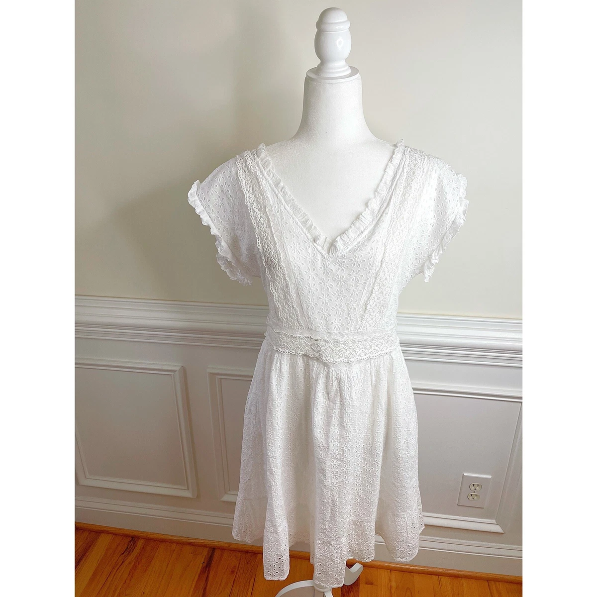 love sam eyelet dress