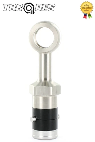 AN-3 3AN Titanium Quick Release Disconnect 10mm I.D Straight Banjo Male Coupling