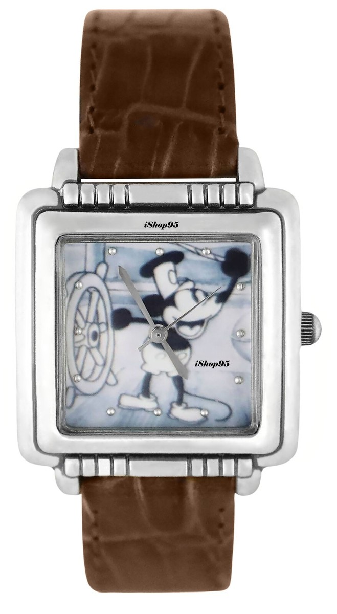 NEW Disney Fossil Mickey Mouse Steamboat Willie 1928 Watch