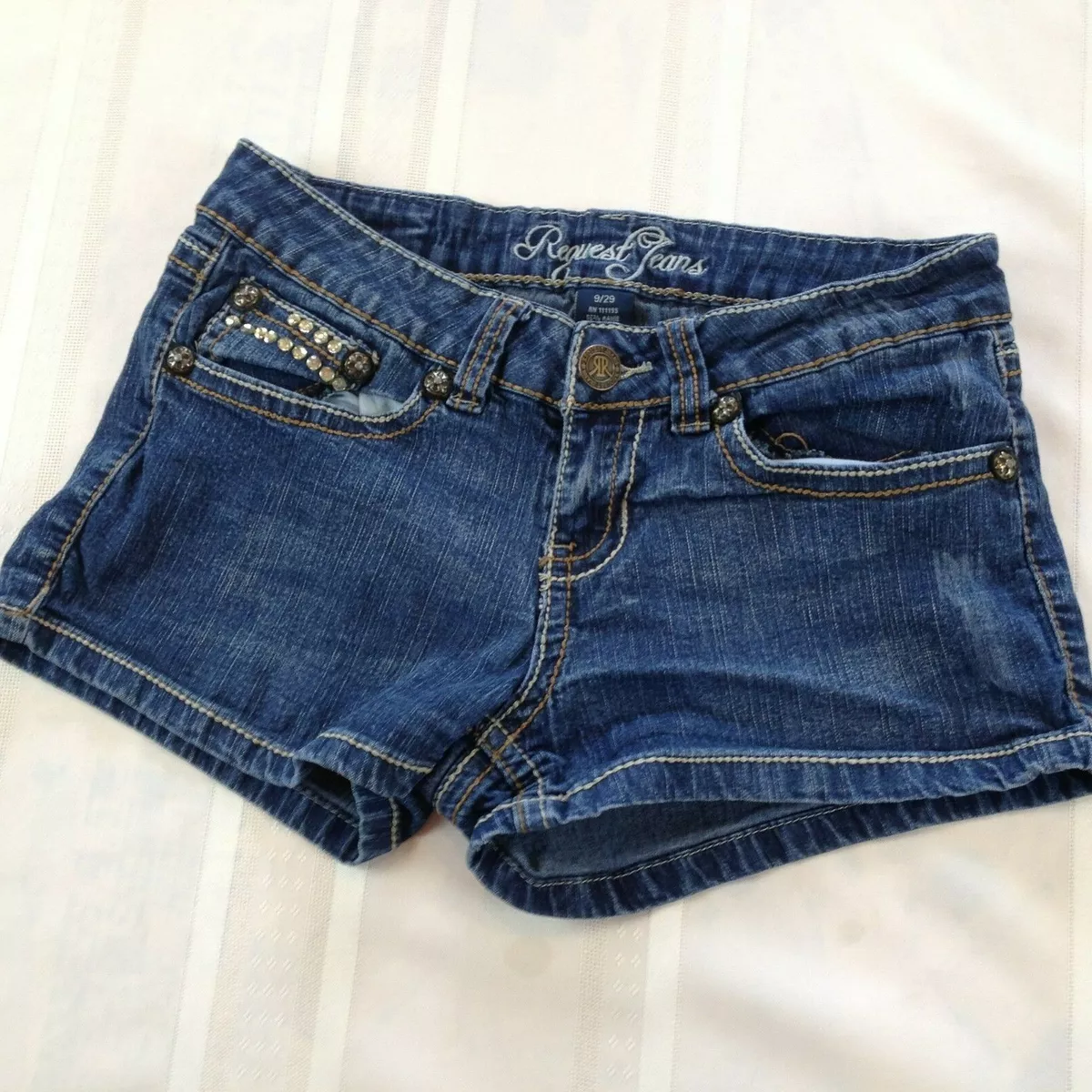 Request sales jeans shorts