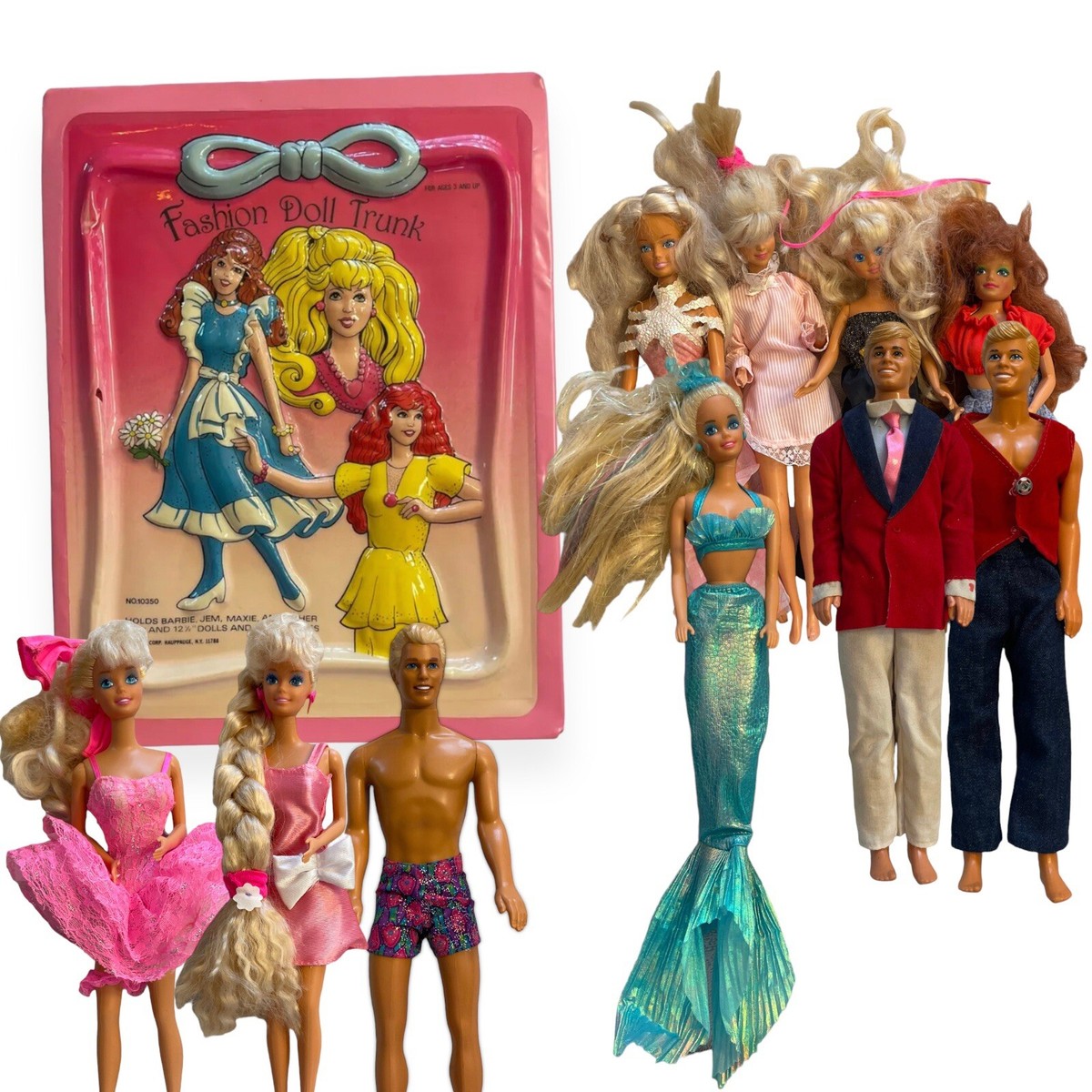 Barbie VINTAGE 1970's & 1980's Lot Of 10 Barbie And Kens Barbie VINTAGE 1970's & 1980's Lot Of 10 Barbie And Kens