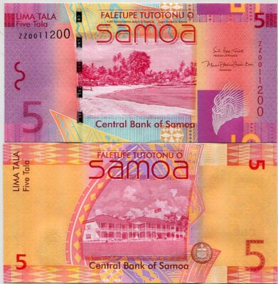 1967 Western Samoa One Tala ND W/o Letter PREFIX Pick-16d GEM UNC PMG 66 EPQ - Foto 10