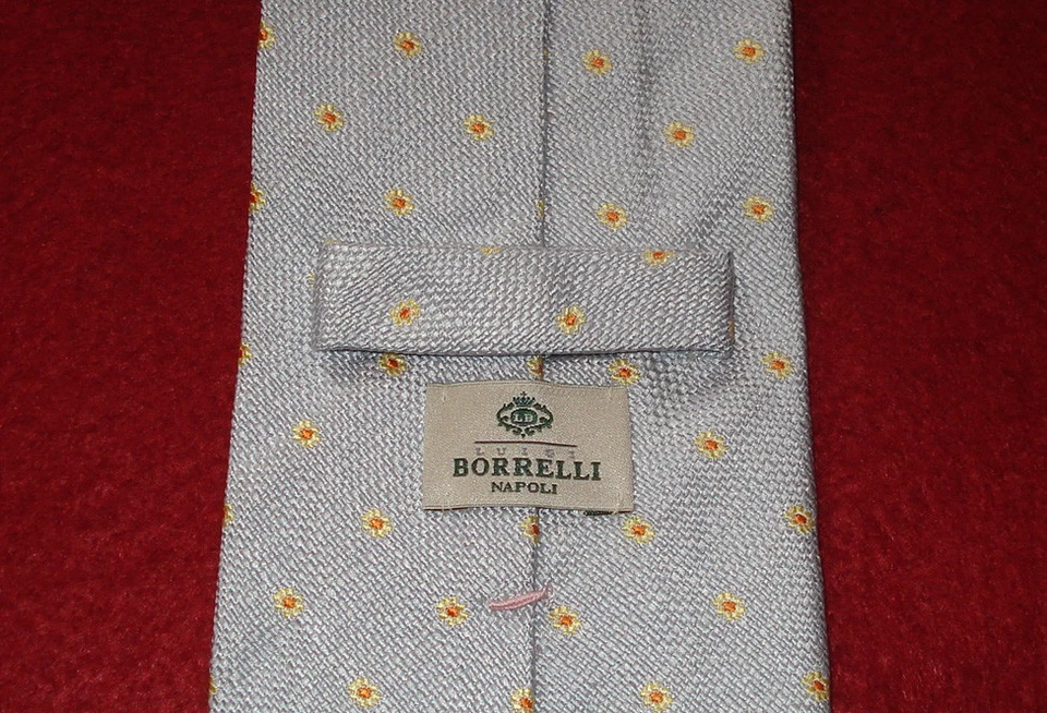 CORBATA BORRELLI MULTICOLOR SIETE PUNTOS PLEGABLES - CORBATAS - CORBATAS PARA EL CUELLO - CORBATAS DE DISEÑO. Foto 3 de 4
