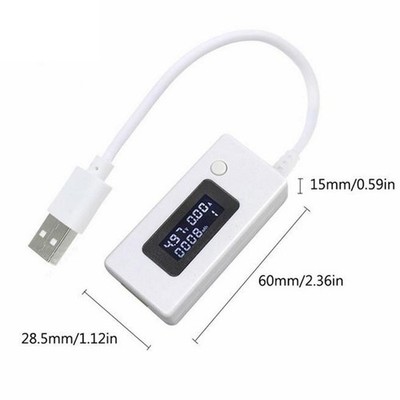KCX-017 Digital USB Tester misst Spannung Strom gleichzeitig LCD-Display