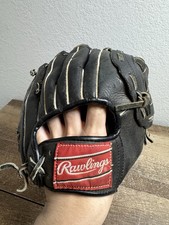Rawlings Model RBG90B Ken Griffey Jr. 11" Black Leather Baseball Glove Mitt RHT