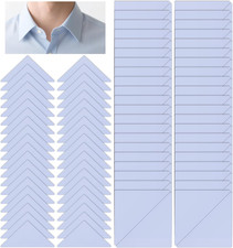 120 Pcs Men's Shirt Collar Stays Plastic Self-Adhesive Shirt Inserts