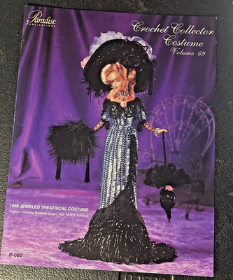 Paradise Pub Crochet Pattern (for Barbie) Vol 69 1899 Jeweled Theatrical Costume