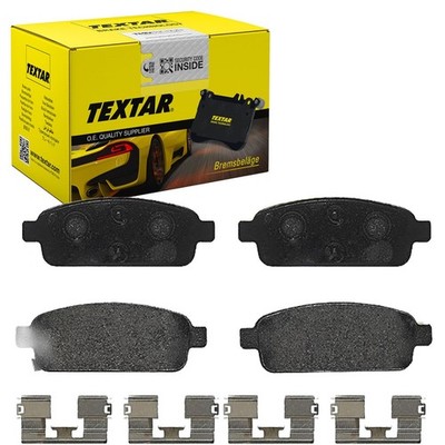 TEXTAR BREMSBELÄGE HINTEN passend für OPEL ASTRA J ZAFIRA C MOKKA + CRUZE TRAX