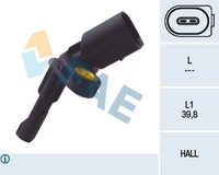 ABS Sensor Raddrehzahl FAE 78101 FüR Skoda VW Seat Audi Golf Plus 5 5M1 521 1K1