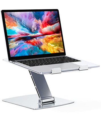 Laptopständer höhenverstellbar, ergonomische belüftete Laptoperhöhung