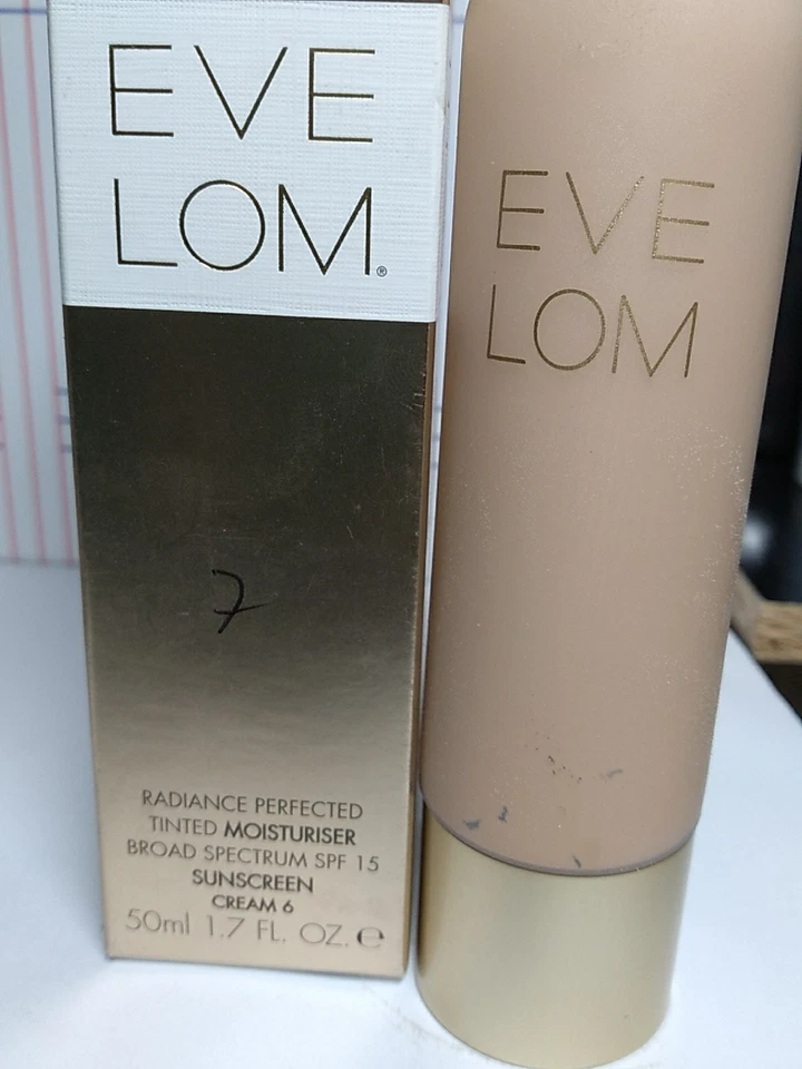 EVE LOM RADIANCE PERFECTED TINTED MOISTURIZER SPF 15 ~ CREAM 6, 1.7 OZ NIB - Image 2 of 4
