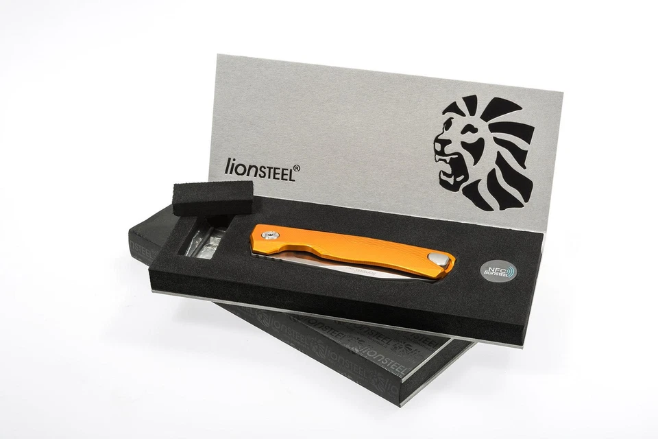 LionSteel Knives ROK Frame Lock ROK A OS M390 Steel Orange Aluminum - Image 3 of 3