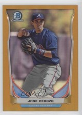 2014 Bowman Draft Top Prospects Chrome Gold Refractor 9/50 Jose Peraza 2b2