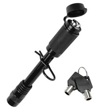 Trailer Hitch Lock Set, 5/8" Locking Receiver Hitch Pin with Extra Long 3-1/4"