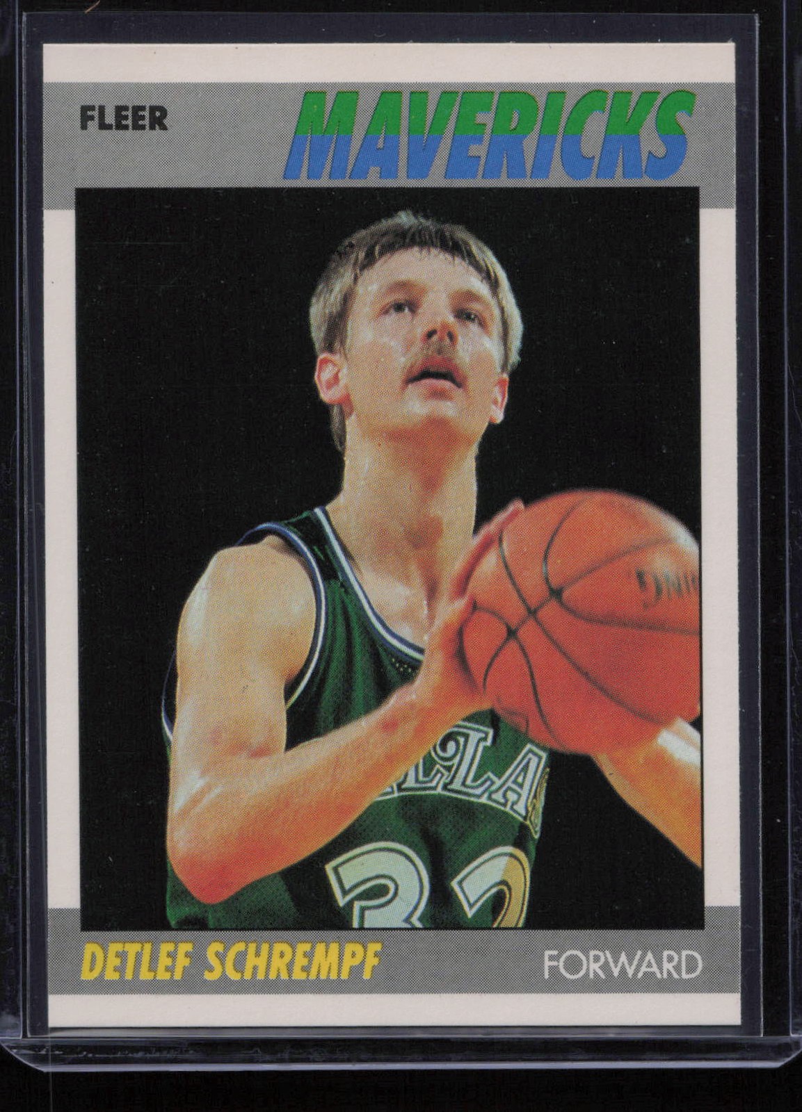 1987-88 Fleer #97 Detlef Schrempf Dallas Mavericks