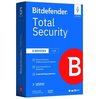 Bitdefender Total Security 2026   Complete Antivirus and Internet Security Suite