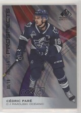 2019-20 Upper Deck SP Game Used CHL Edition 5/19 Cedric Pare #12 02ka