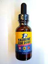 Taurine for Dogs Liquid Supplement Bacon Flavor Heart Eye Support 1oz 2028