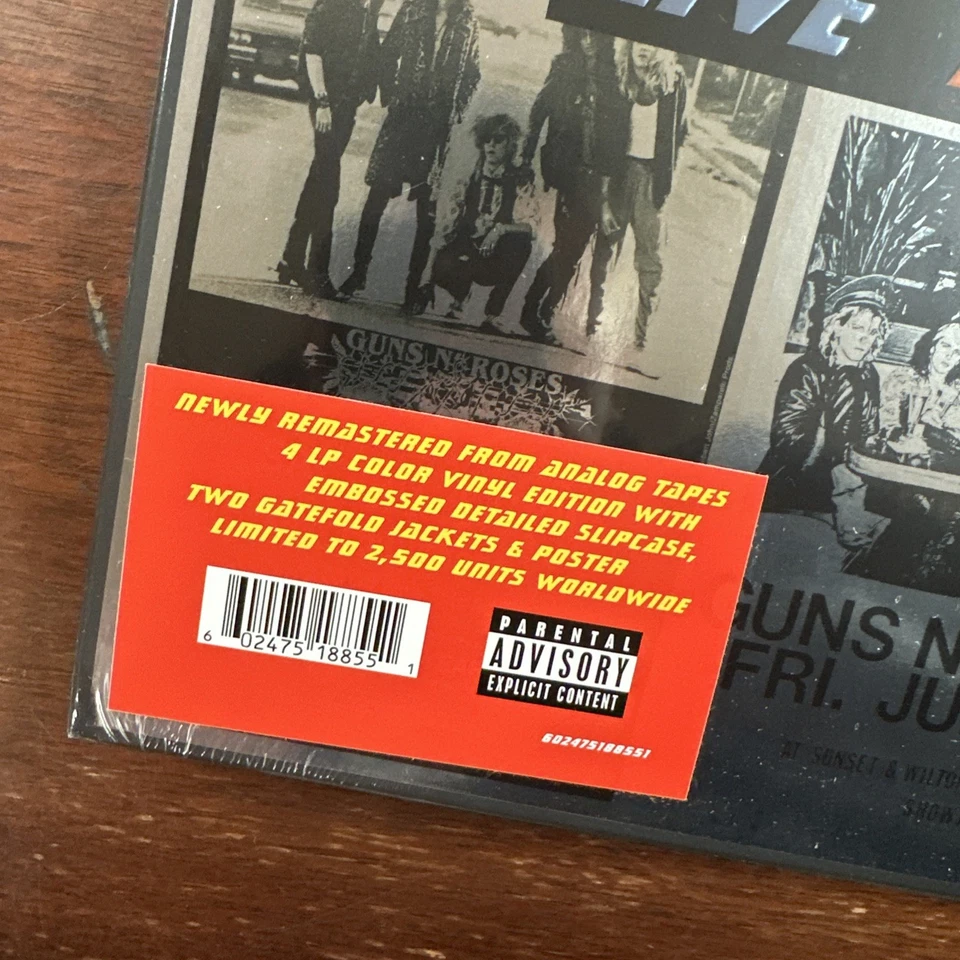 GUNS N' ROSES Live Era '87 - '93 4LP Colored Vinyl - Premium Edition Lmtd /2500 - Image 2 of 3