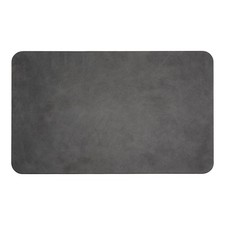 Allsop 32580 Vegan Leatherette Mouse Pad, Rectangular, Black, 32580