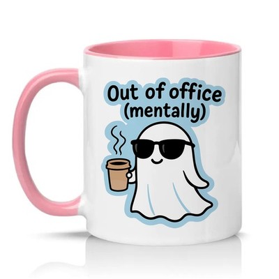 Out Of Office Mental Unisex 11oz Keramiktasse Passiv Aggressiv Bürohumor