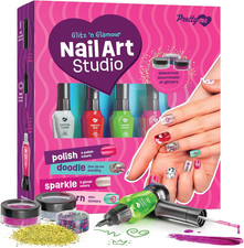 Nail Art Studio for Girls - Birthday Gift - Nail Polish Kit for Kids Ages 7-12 Y