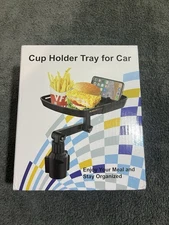 Car Cup Holder Tray Multifunctional Universal Table for Food Automotive