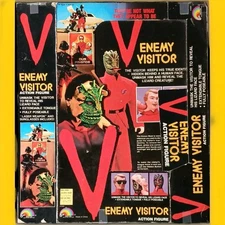 V Enemy Visitor Box for 12" Action Figure LJN Incomplete Flattened Box See Pics