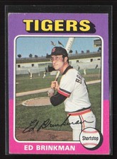 Ed Brinkman Tigers 1975 Topps #439 Baseball Card