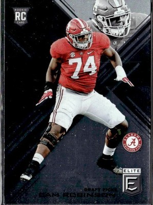 2017 Panini Elite Collegiate Cam Robinson 109 Alabama Crimson Tide