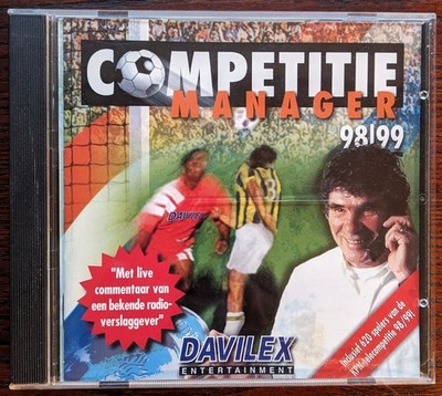 Competitie Manager 98-99 für PC - Computerspiel - Fussballmanager - Rarität