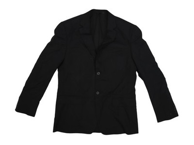 Design Collective Blazer Mens 40R Black Wool Blend Two Button Suit Jacket Formal