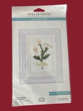 NEW Spellbinders S5-540 POSTAGE EDGE RECTANGLES 8 Cutting Dies