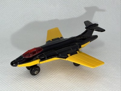 Lesney Matchbox Blackburn Buckaneer S2 Jet Black W/ Rare Red Glass MB1-17