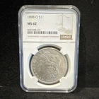 1898 Morgan Dollar Silver $1 Coin New Orleans NGC MS62 Business Strike