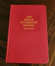 The Merck Veterinary Manual Seventh Edition 1991 HC 