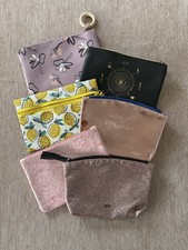Ipsy Glam Bag Makeup Bags Lot of 6, No Make-Up Included, Variety Colors  Styles