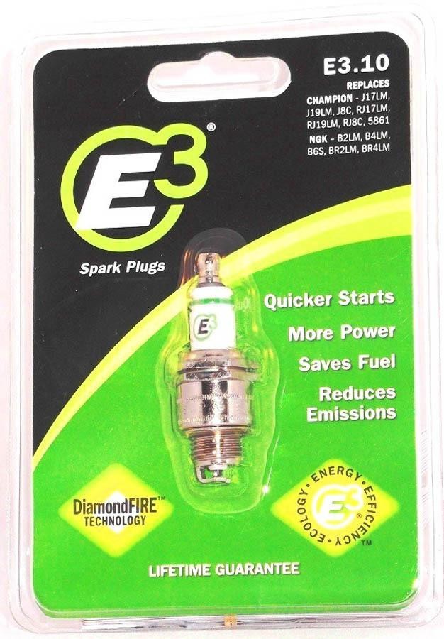 E3 E3.10 Spark Plug DiamondFire 14mm .375 Gasket Seat Non-Resistor Small Engine