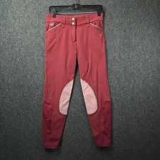 Piper by Smartpak Women’s Size 26R Maroon Knee Patch Horseback Riding Breeches