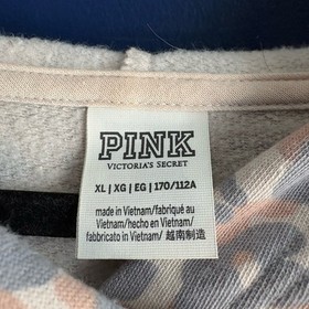 PINK Victoria's Secret Cream Leopard Hoodie