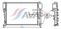 AVA Clever Choice MotorküHler WasserküHler ** Clever FIT ** MSA2459 FüR Mercedes