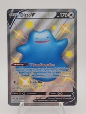 Ditto V SV118/SV122 Holo V Rare Shining Fates Shiny Vault Pokemon NM on eBay