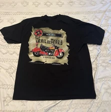 Vintage Indian Motorcycle Trail Of Tears 1999 T-shirt Men’s Size XL Biker