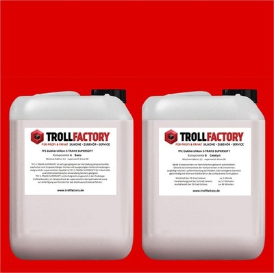 TFC Dubliersilikon S-TRANS SUPERSOFT weich Shore 00 1:1 10kg Silikon Kautschuk