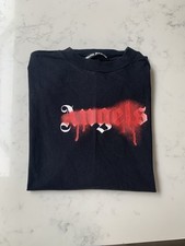 Palm Angles T-shirt Red And Black Size L Men’s Used 100% Authentic